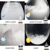 Enkrio Storm Glass Weather Predictor, Weather Station Weather Forecaster with