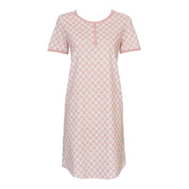 CALIDA Lovely Nights Women's 100% Cotton Nightdress, Rose Bud