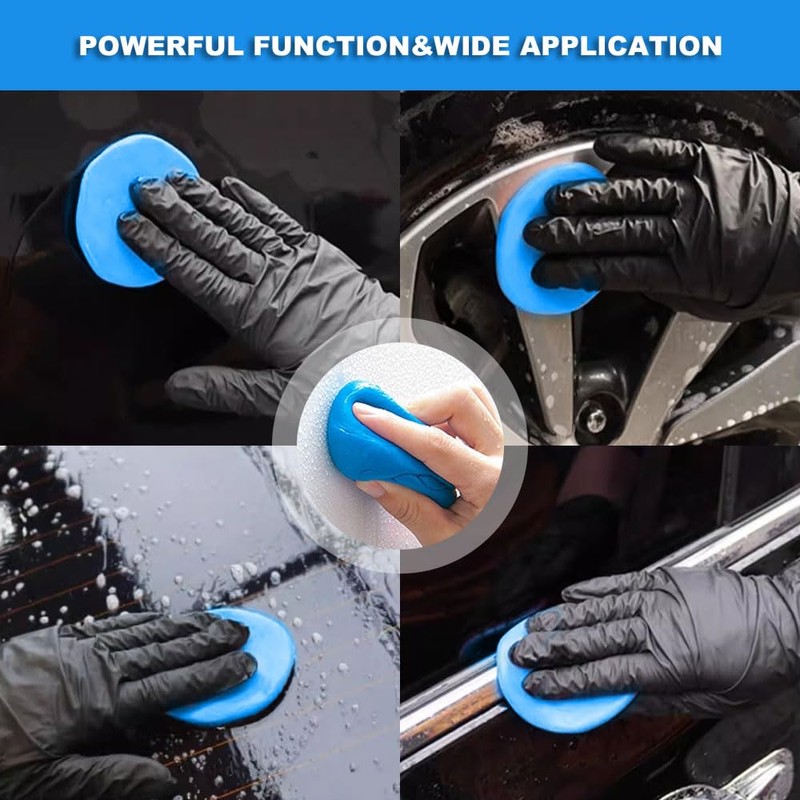 HEVLE 2PCS Car Clay Bar, Auto Detailing Magic Clay Bar
