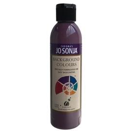 Jo Sonja Background Colours - 6oz Bottle Matte Flow Acrylic - Wild Grape