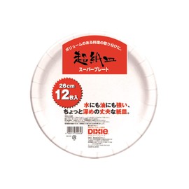 Nippon Dixie Super Plate Value 10.2 inches (26 cm), 12 Sheets