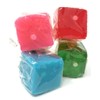 Hard Candy Cube Lollipop Suckers: Individually Wrapped Flavored Sucker Pack