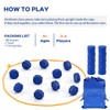 Bameca Magnetic Chess Game with Full-Size Stones, Magnet Game with