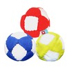 Footbag Juggling Balls Set of 3. 3 Coloured Balls.