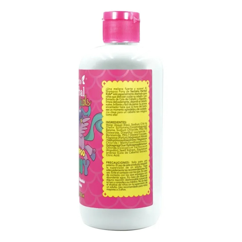 Shampoo Kids Secreto Herbal Cola De Caballo Y Algodón 500ml