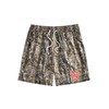 VIPWOLF Men's Camo Shorts Y2K Letter Graphic SweatShorts Drippy Streetwear