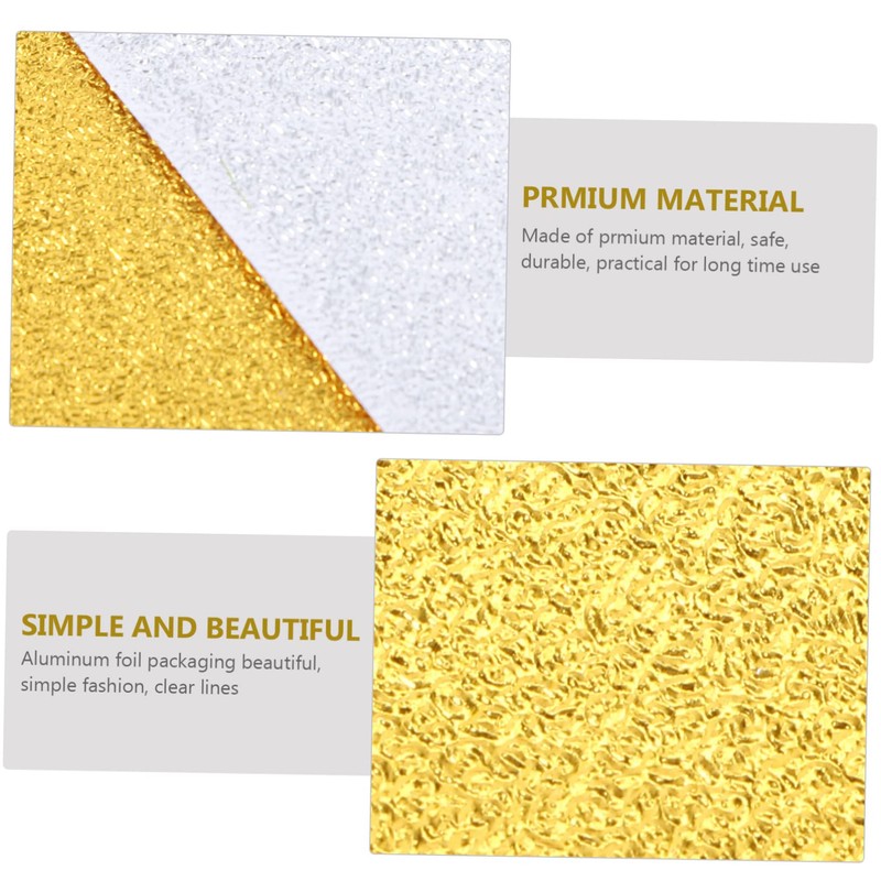 LABRIMP Aluminium Foil Wrapping Paper 500pcs Foil Wrappers Food Packaging