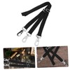 Yardwe Adjustable Nylon Bucket Straps for Horses Hay Net Hanging