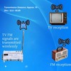 Asixxsix Home TV Analog Transmitter, VHF UHF Analog TV Transmitter,