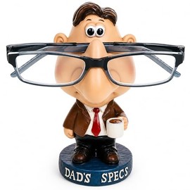 Glasses Holder For Dad Specs, Funny Glasses Stand And Novelty Specs Holder For Dads On Birthdays, Or Christmas