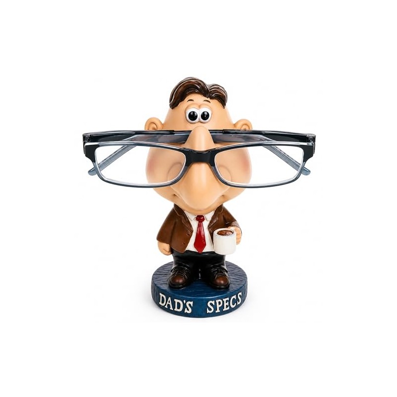 Glasses Holder For Dad Specs, Funny Glasses Stand And Novelty