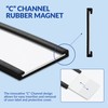 50 Pack "C" Channel Magnetic Label Holders 1x3 with 100