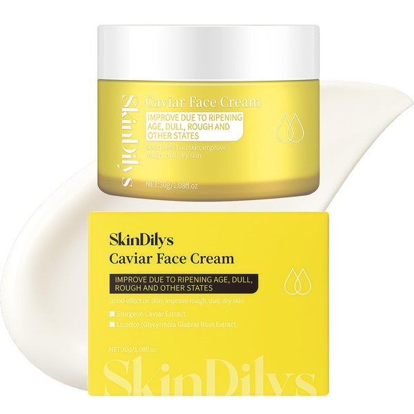 Skindilys Australian Brand Caviar Face Cream 30g / Refines Texture,
