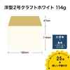 Craft White 2 Envelopes (100 Sheets) Thicker 4.9 oz (114