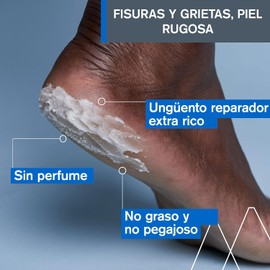 Uriage Bariéderm-Cica Ungüento Reparador Multiusos para Talones Agrietados, Rodillas, Manos, Rugosidad de la Piel con Manteca de Karité y D-Pantenol - Textura Extra Rica que Aísla y Protege en Profundidad - Sin Perfume