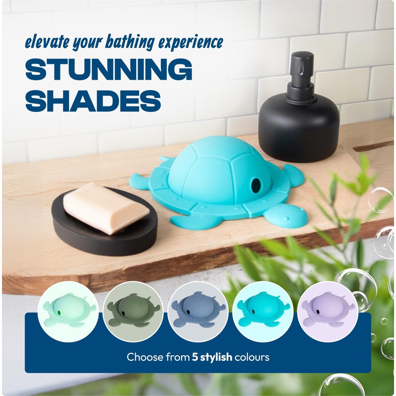 Turtle Bathtub Overflow Drain Cover – Universal Fit Tub Overflow