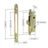 MaxxGeek Sliding Patio Door Handle Set with Mortise Lock, Zinc