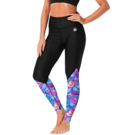 Women's Long Swimwear Pants Uv Protection SPF 50+ Beach Pants Water Sport Swim Bottoms Black M