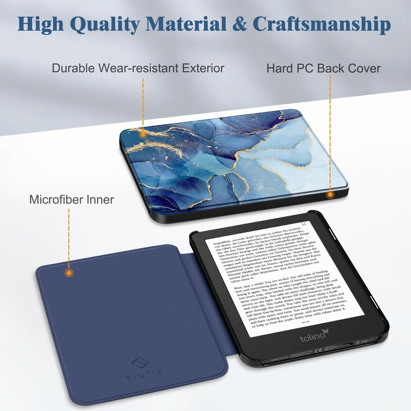 Fintie Case for Tolino Shine Color/Shine (2024)/Shine 4(2022) & Kobo