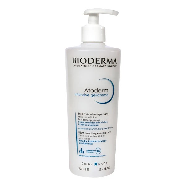 Bioderma Atoderm Intensive Gel Crema 500ml Ultraligera Todo Tipo De