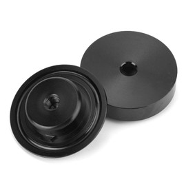 Senyar Car Wiper Plug,Aluminum Alloy Rear Wiper Block off Delete Kit Plug Grommet Caps(Black)