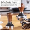 Coffee Tamper Stainless Steel Flat Bottom Coffee Hand Tamping Tool
