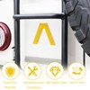 Bekantogy Car Trunk Door Inverted Letter A Sticker Compatible with