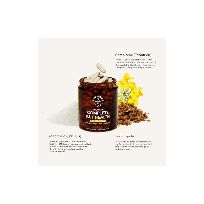 Beekeepers Naturals B.Biome, 60 unidades