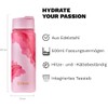 fitvia Pink Power Thermos Flask with Tea Strainer for Cool