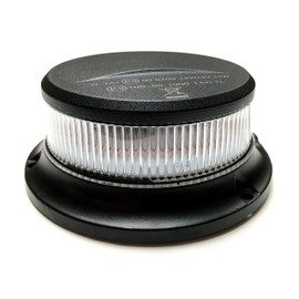 MelTruck Rotating beacon orange white magnet 18 LED 12 V 24 V ECE R65 R10 E9 3x flash patterns