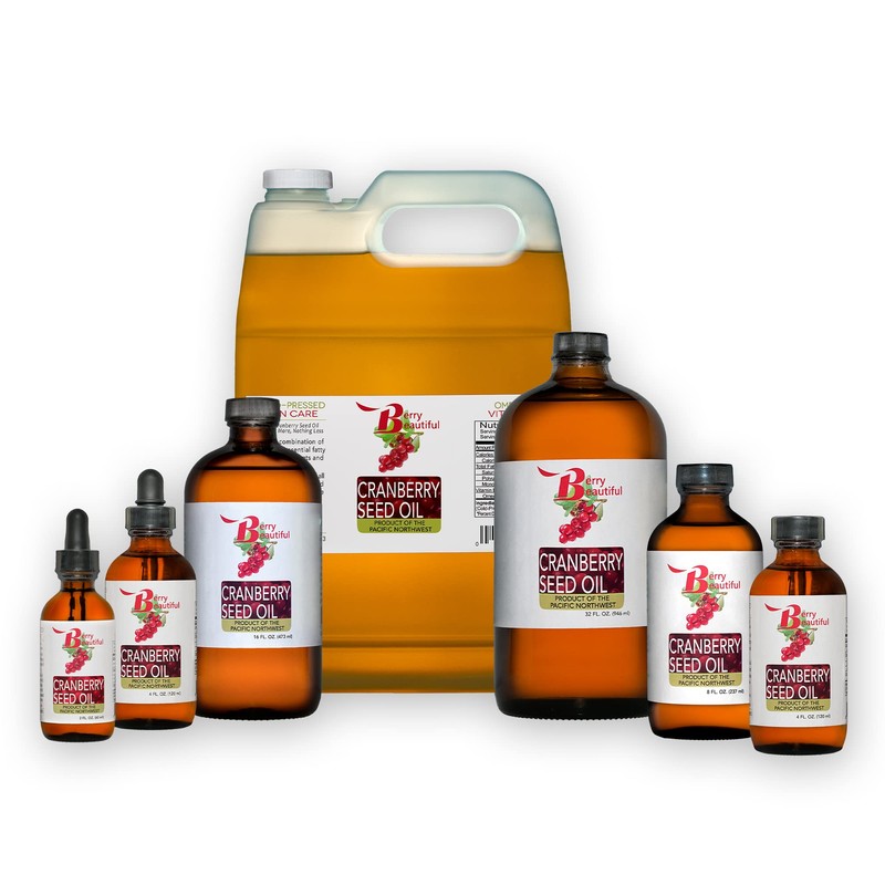 Berry Beautiful Cranberry Seed Oil - Moisturizing Oil for Face,