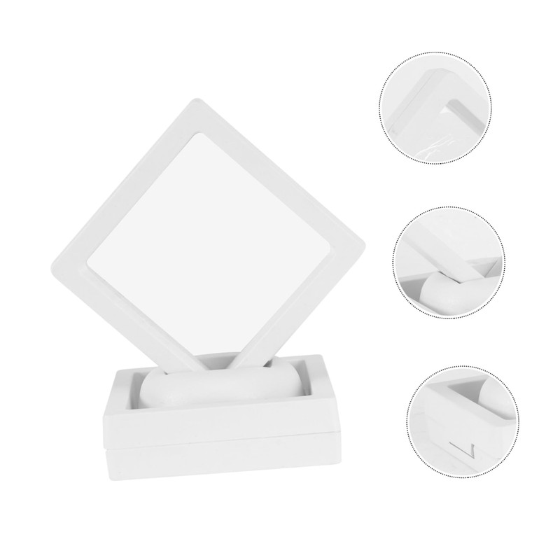 Ipetboom 6pcs Transparent Pe Film Jewelry Display Box Multi Purpose