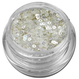 Glitter Donuts Circles Glitter Nail Art Transparent / White