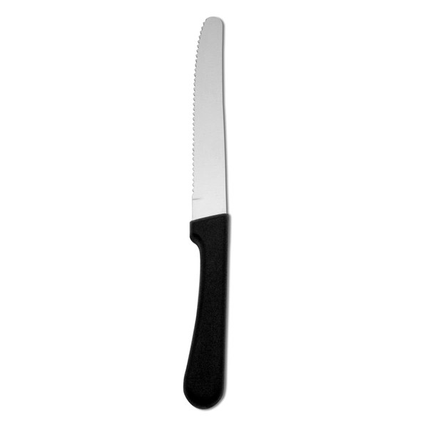 Oneida Delco B618KSSF Elite Seville Steak Knife w/Plastic Handle - Dozen