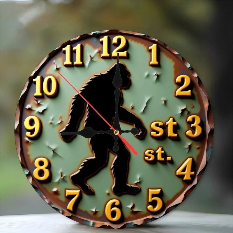 25x25cm Custom Wood Clock that is Not Recommended for High-Humidity