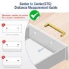 JOY DECOR 10 Pack Cabinet Handles, Gold Cabinet Pulls, 5