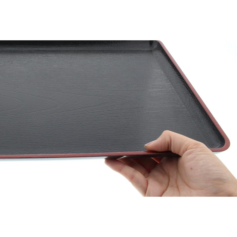 Ishida Made in Japan Obon Shrimp Black Tenshu 2-Scale Tray