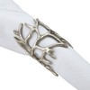 "SARO LIFESTYLE Collection Wrapped Antlers Napkin Rings (Set of 4),