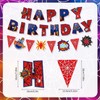 Tinoaly Spider-Themed Birthday Party Decorations Set, Includes Happy Birthday Banner