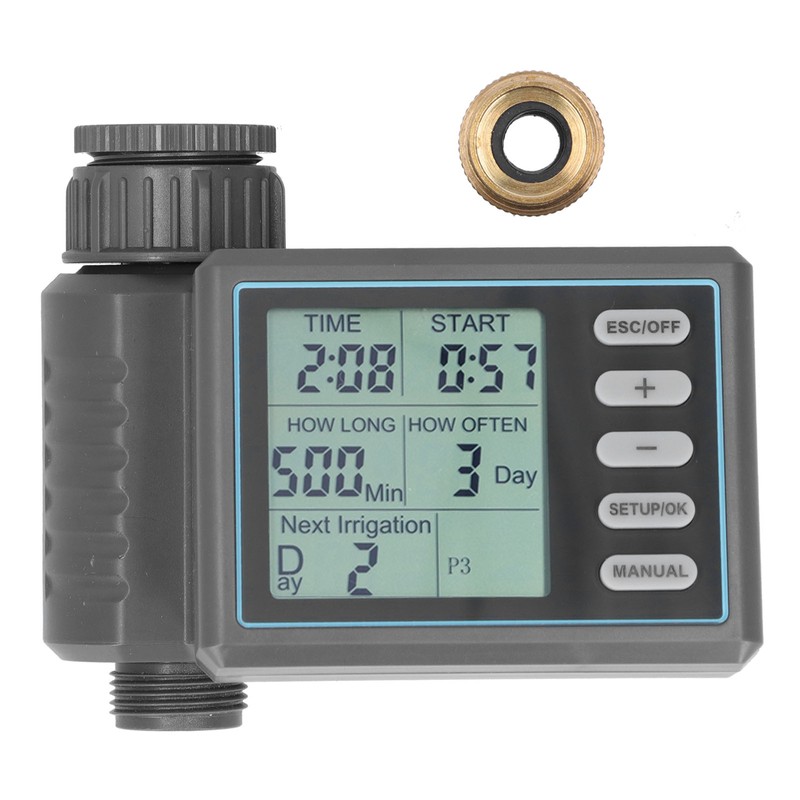 LCD Electronic Garden Digital Water Timer Watering Irrigation Controller with