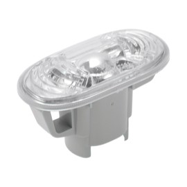 RATCHROLL Left/Right Side Marker Light Cover for Honda Civic 2016-2021 Waterproof Blinker Corner Parking Light Turn Signal Light Lens No.34301SNW003/34301SNWH00 Plastic 1pc