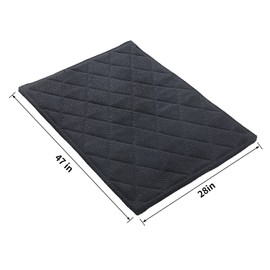 BALAPET Chew Proof Dog Bed for Large Dogs, Stable Kennel Pad Mat for Teething Puppy, Durable Indoor Outdoor Crate Pad for Large Dog Crates, 47 "x28