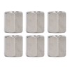 20 Pcs Hex Coupling Nut M8x1.25 L15mm 304 Stainless Steel