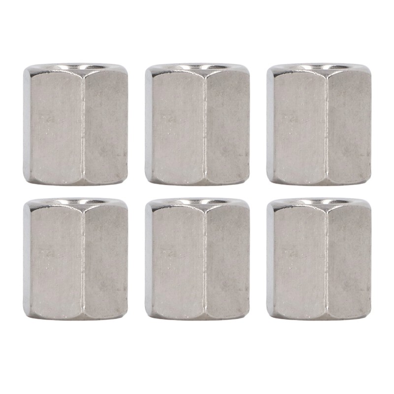 20 Pcs Hex Coupling Nut M8x1.25 L15mm 304 Stainless Steel