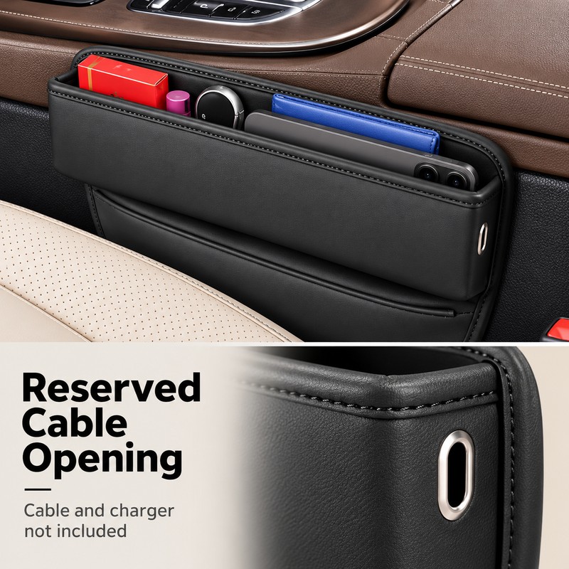 Car Seat Gap Organizer for Phones & Small Essentials –