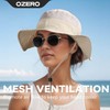 OZERO Sun Hat for Women Men: Wide Brim Packable Boonie