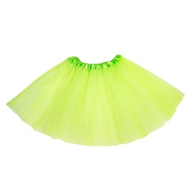 Tutus for Women Tutu Tulle Skirts Costumes,Running Costume Tutu, Neon Tutu Skirts for Adult Teen,One Size (One Size, Light Green)