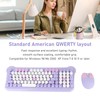 Wireless Keyboard and Mouse 2.4Ghz Connection Cute Keyboard Mouse Set