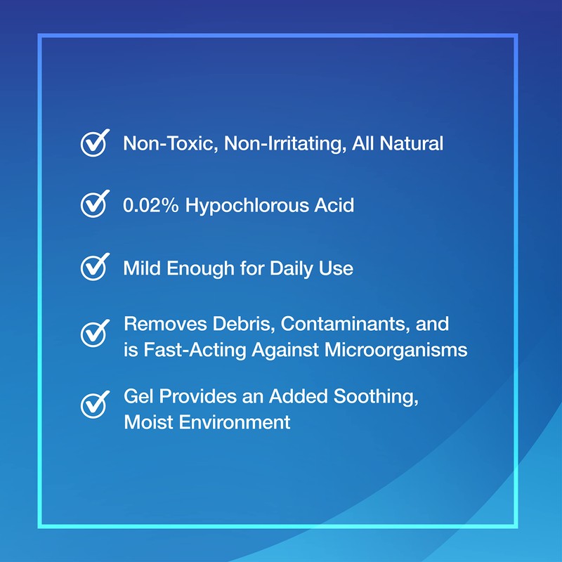 OCuSOFT HypoChlor 0.02% Hypochlorous Acid Eyelid and Eyelash Gel 2