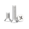 ANSIEDIO M4 Cross Countersunk Screws Stainless Steel Countersunk Head Cross